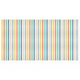 Multi Striped Paper Tablecloth