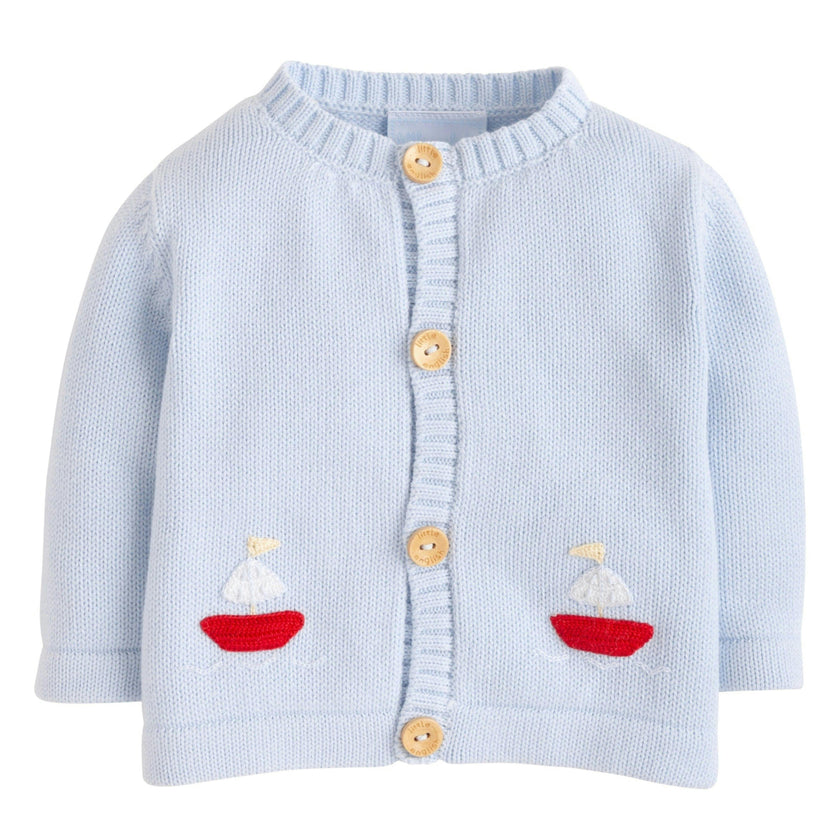 Crochet Cardigan - Sailboat