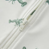 Mint Lobster Zipper Shortall Swimsuit