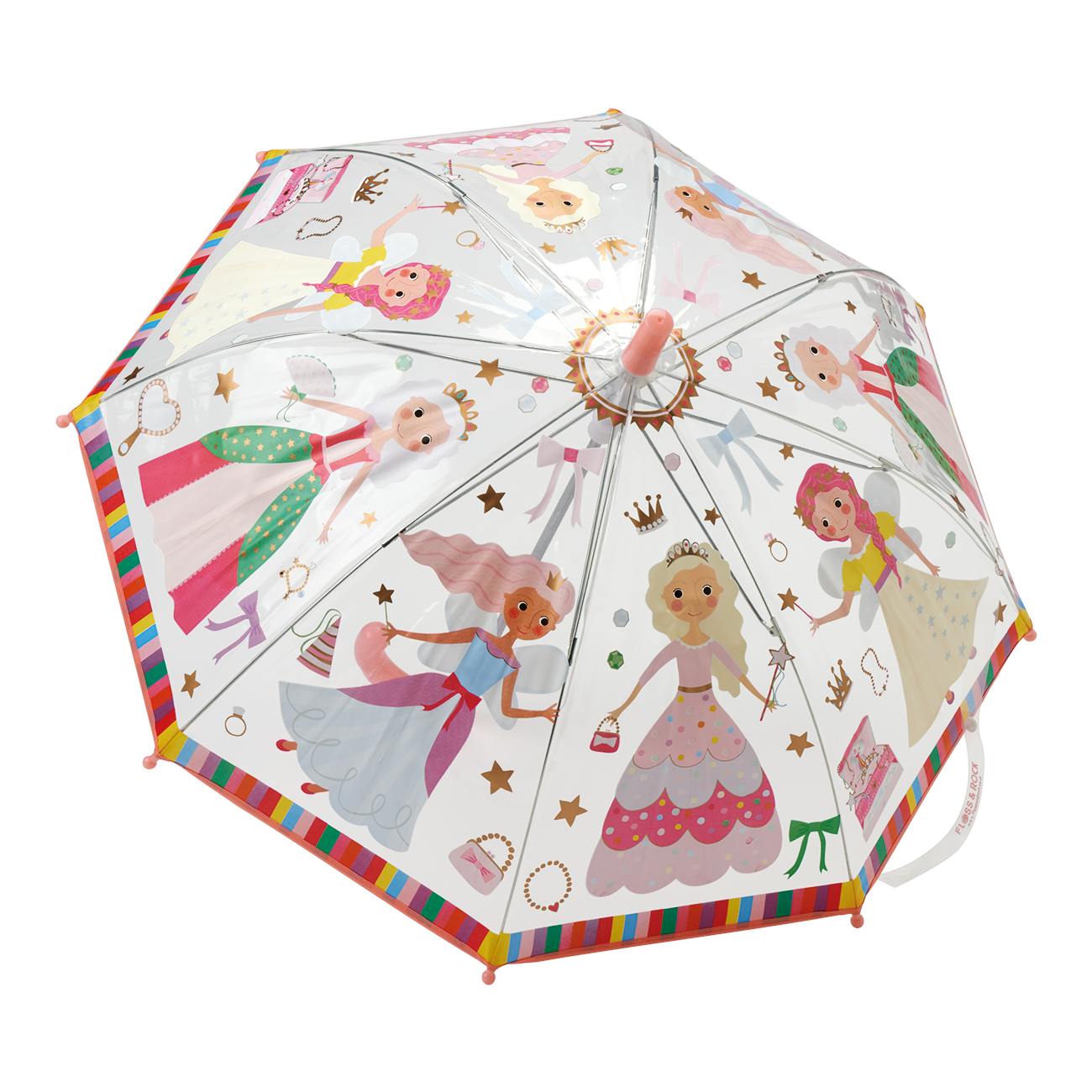 Princess Transparent Colour Changing Umbrella