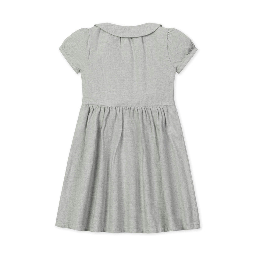 Organic Double Breasted Flannel Dress