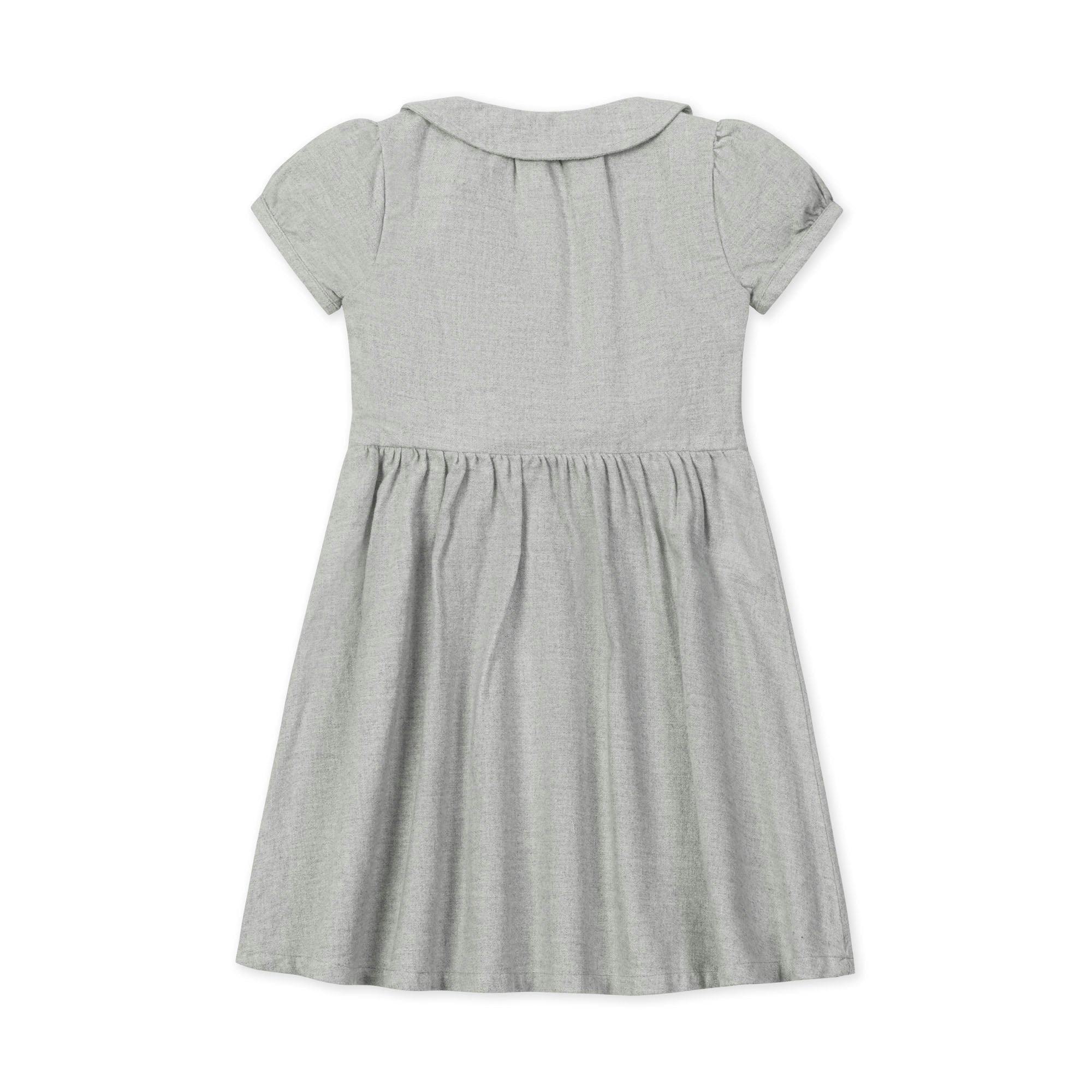 Organic Double Breasted Flannel Dress