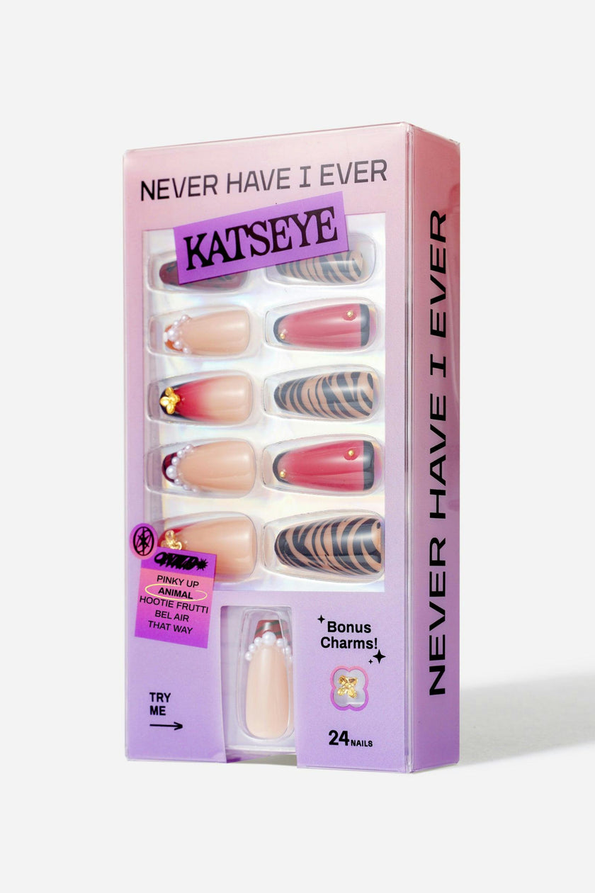 KATSEYE | ANIMAL – COFFIN PRESS-ON NAILS