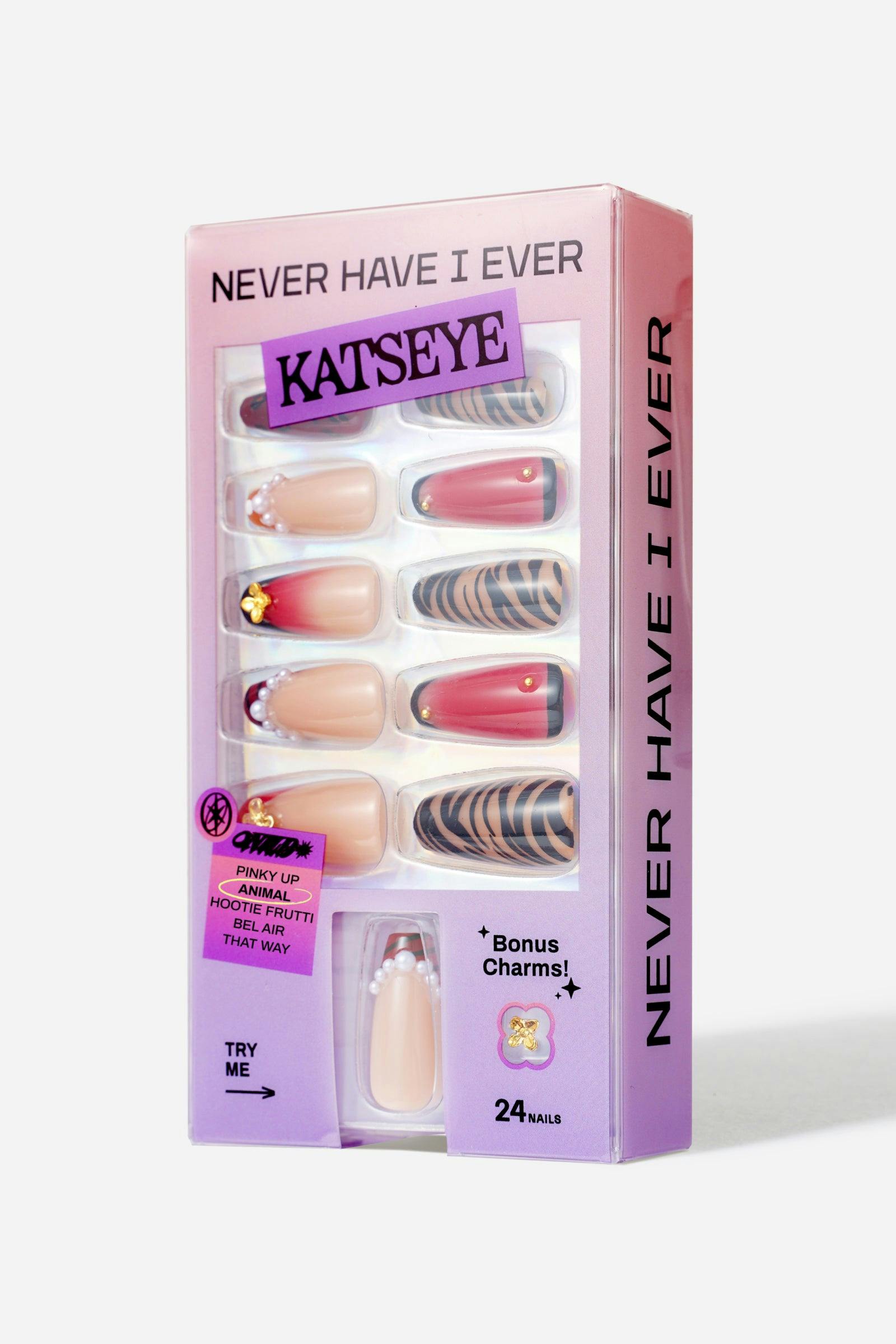 KATSEYE | ANIMAL – COFFIN PRESS-ON NAILS