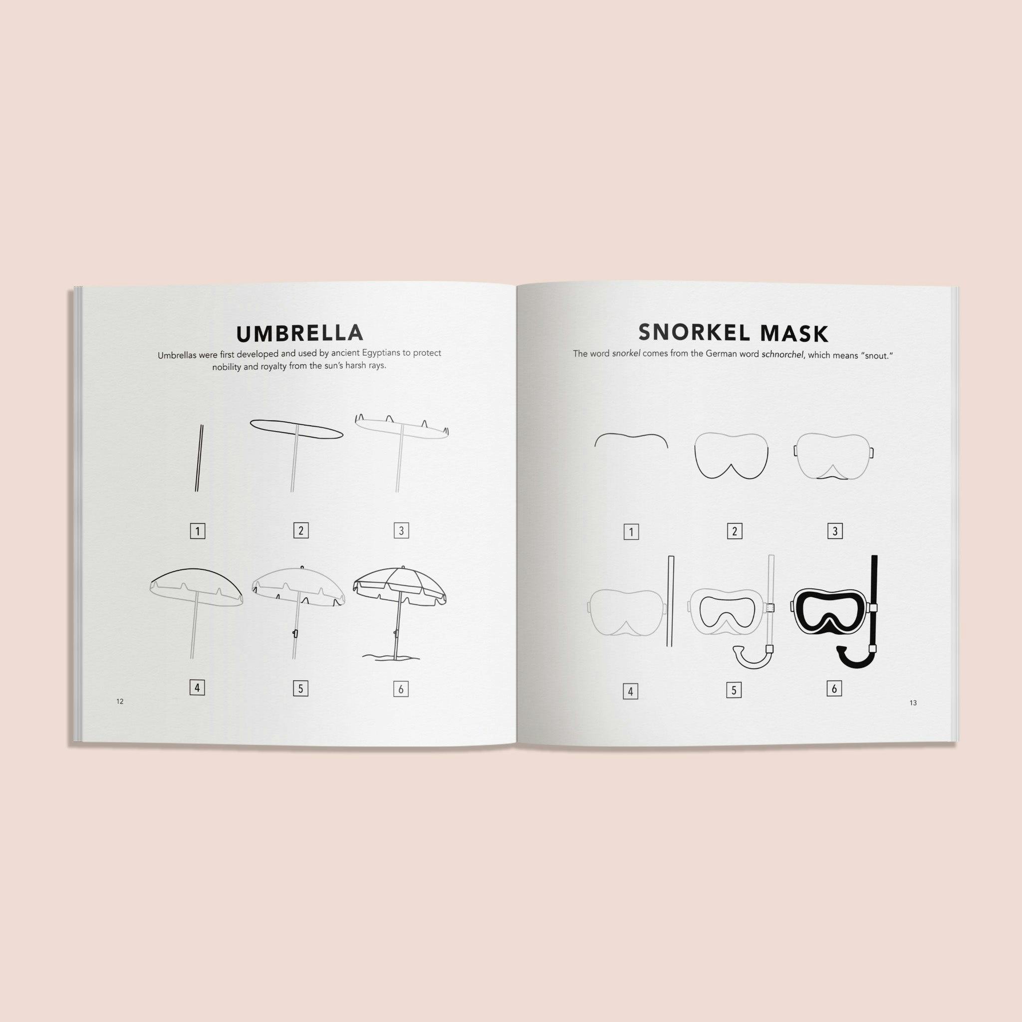 Summer Things: How to Draw Books for Kids featuring Beach Fun, Summer Camp, Picnics, and More