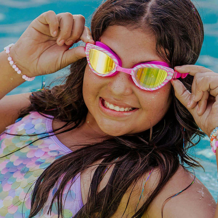 Pink Pallas Cleopatra Youth Swim Goggle
