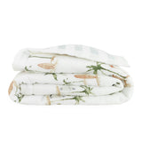 Cotton Muslin Toddler Comforter - Palm Paradise
