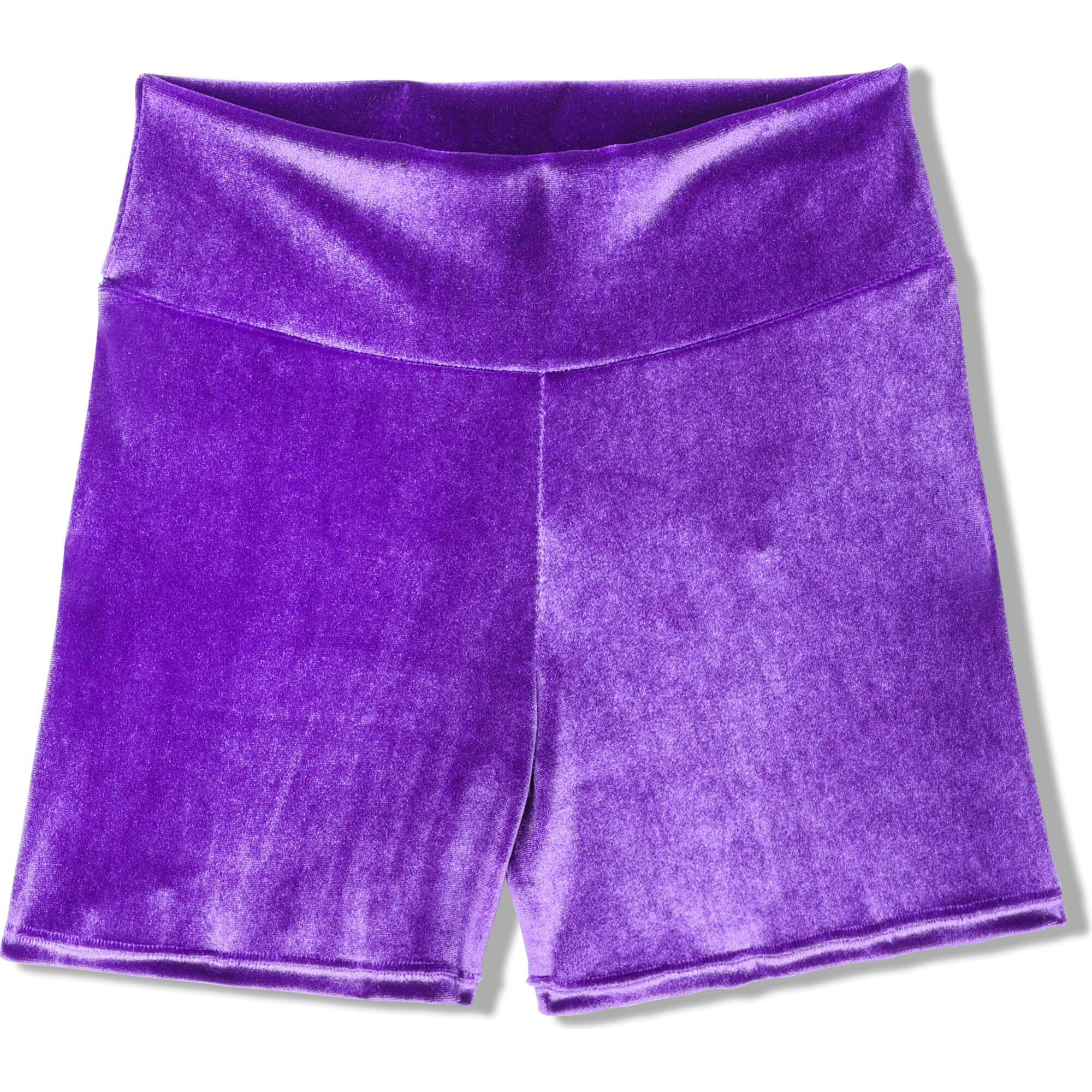 Purple Velvet Short, Purple
