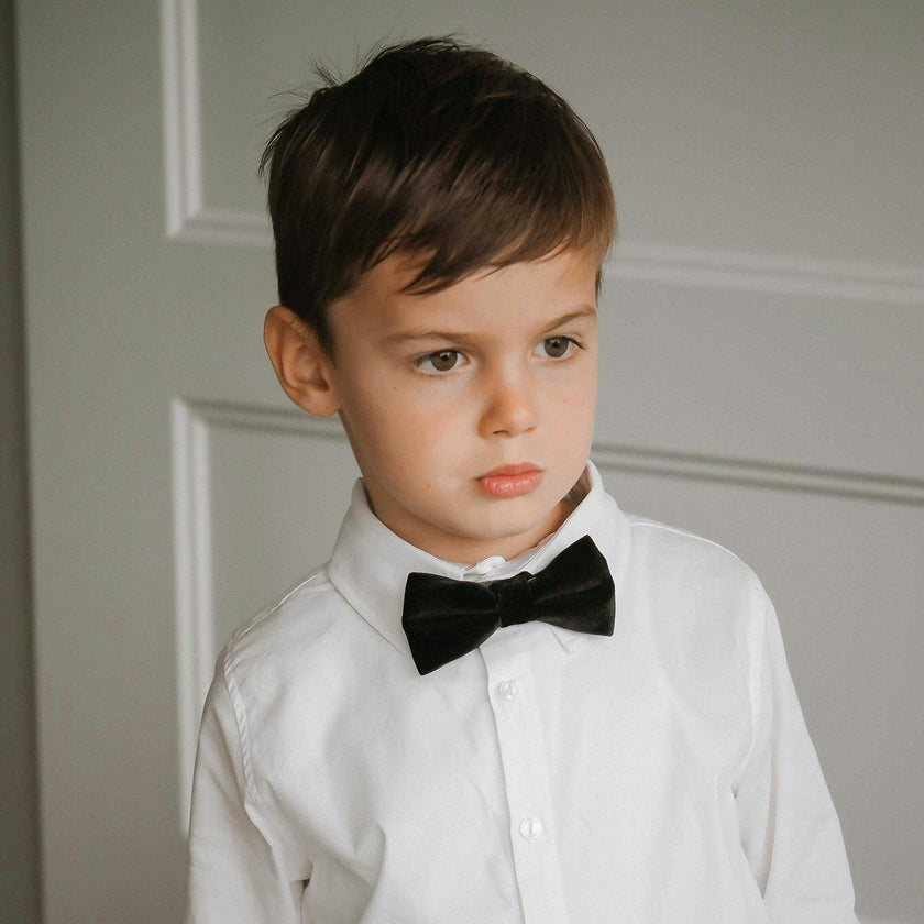 Small Velvet Bow Tie