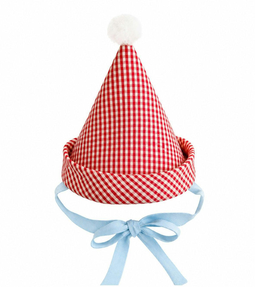 Gingham Party Hat