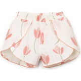Tulip Print Woven Shorts