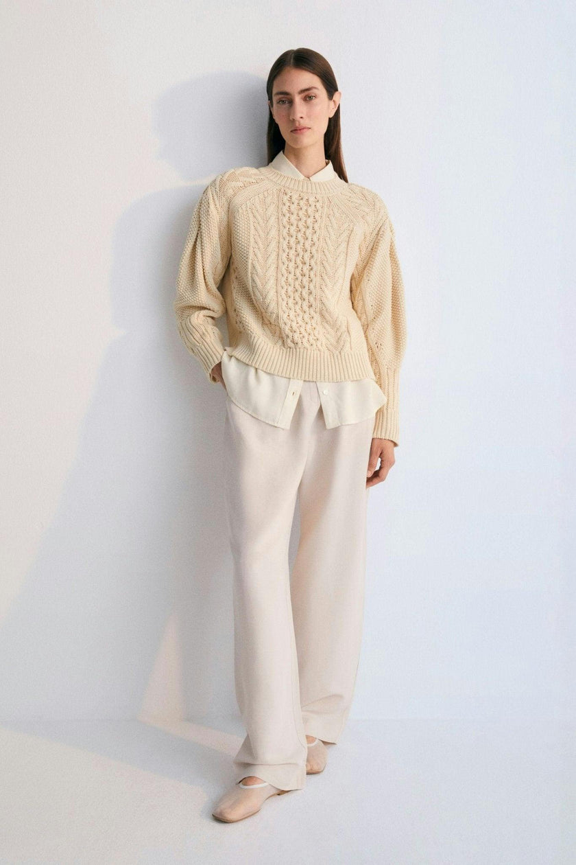 Quios Woman Jumper Macadamia
