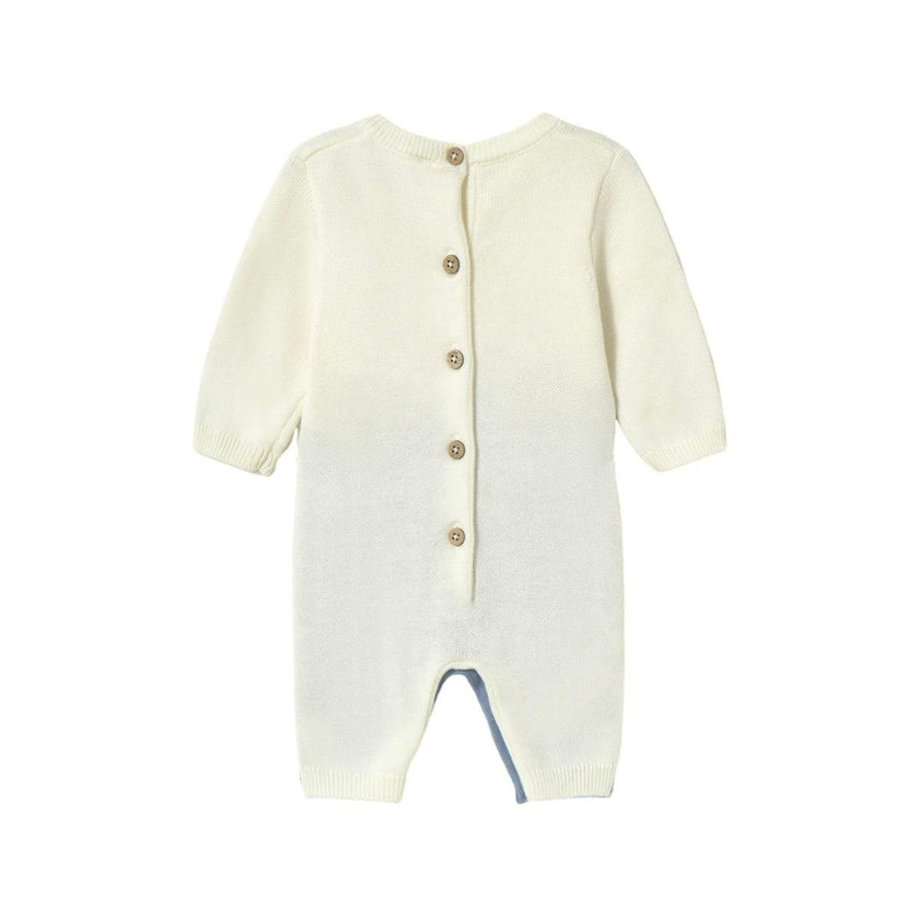 Newborn knitted romper