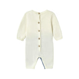 Newborn knitted romper