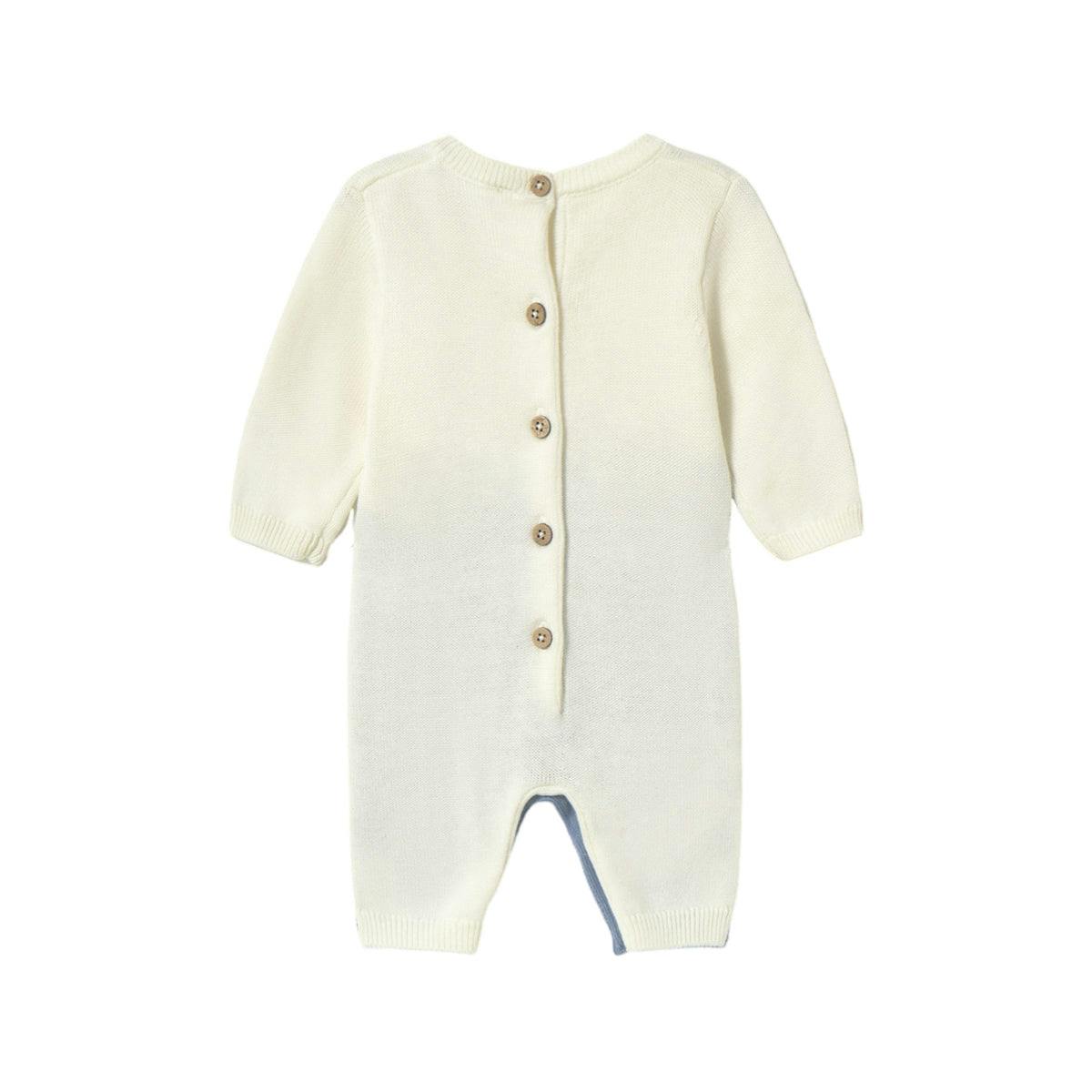 Newborn knitted romper