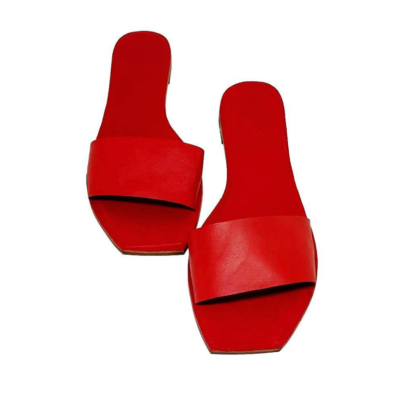 Saint Sauveur Women's Leather Slides