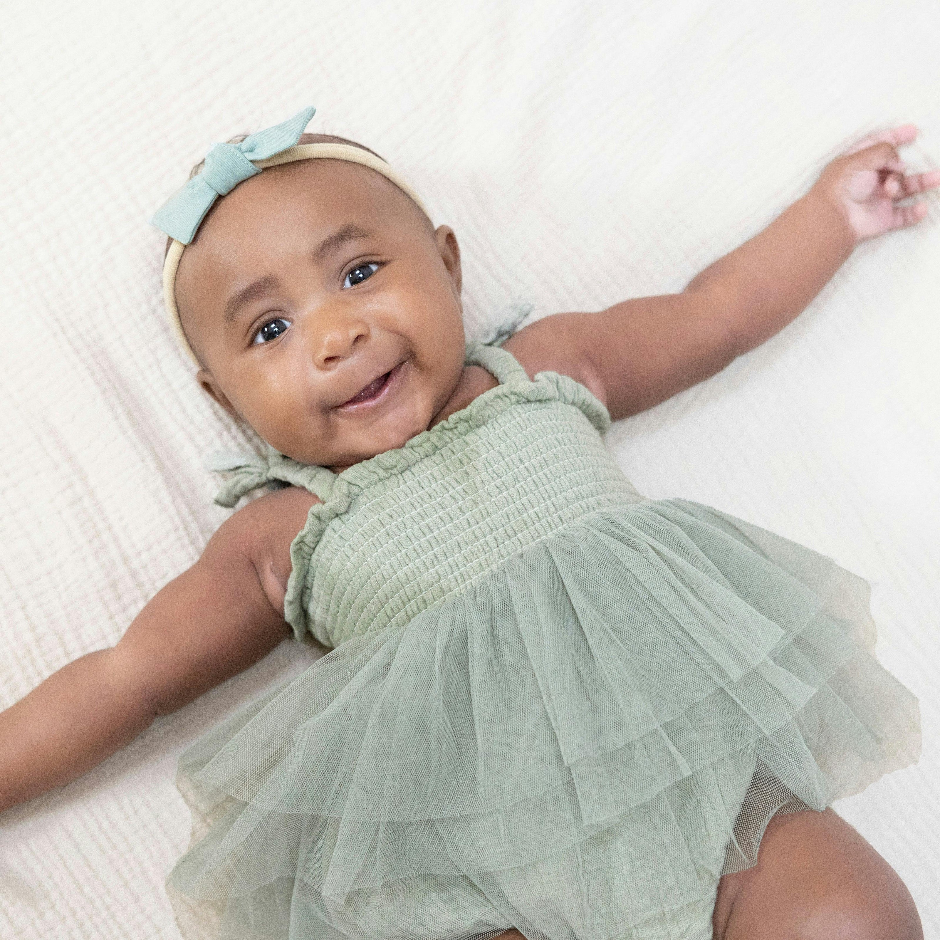 Solid Muslin Desert Green - Tutu Bubble