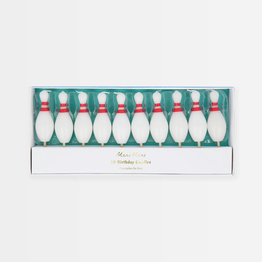 Bowling Pin Candles