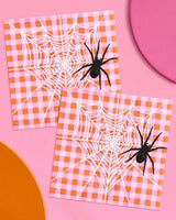 Pink Halloween Napkins - 25 cocktail napkins