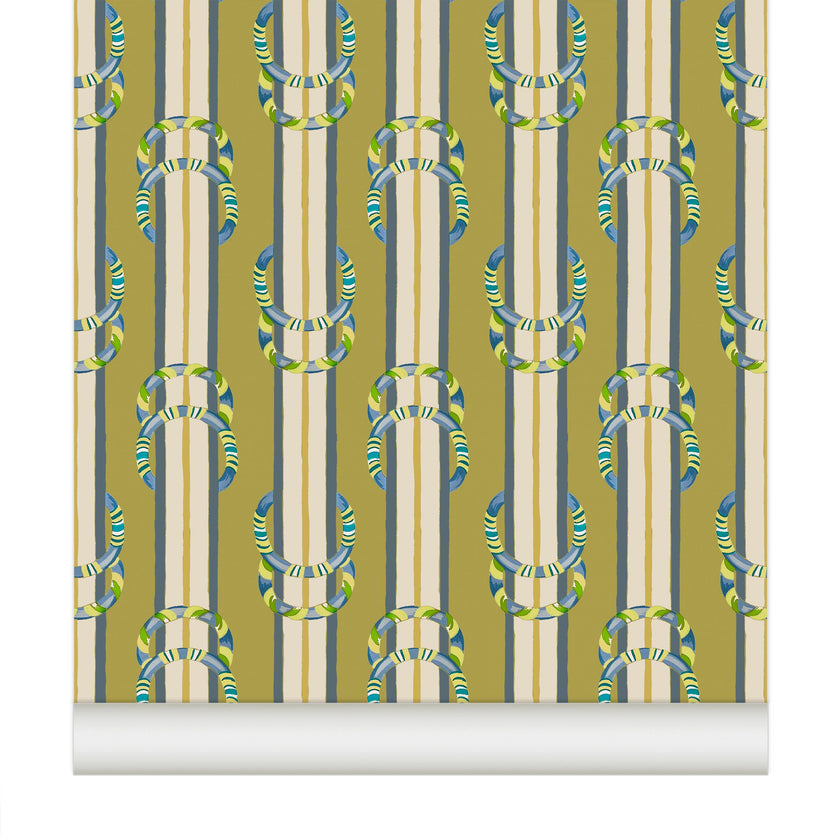 Papier peint Gaucho coloris Argan