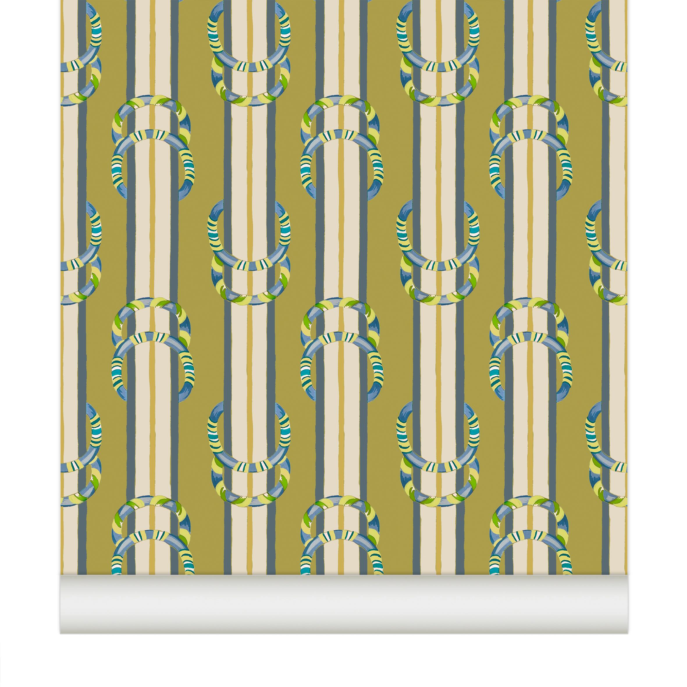 Papier peint Gaucho coloris Argan