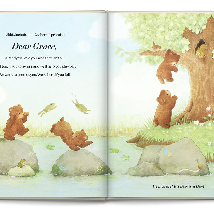 Baptism Promises Personalized Book