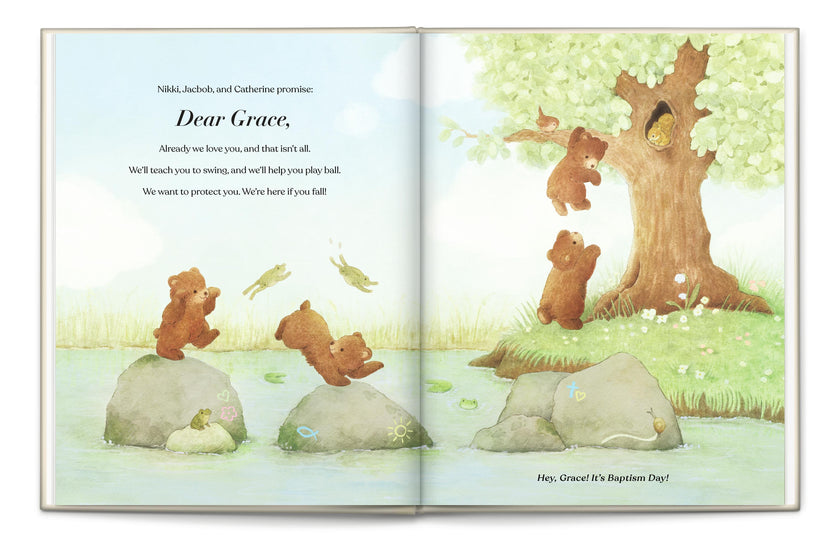 Baptism Promises Personalized Book