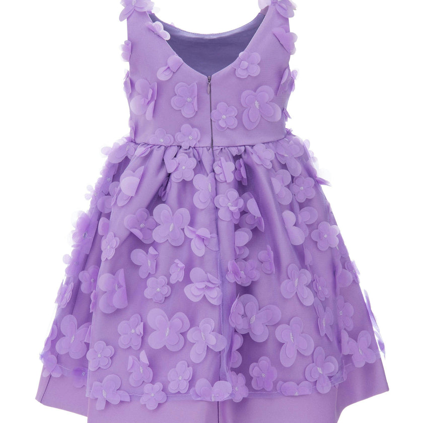 Purple Lago Floral Dress