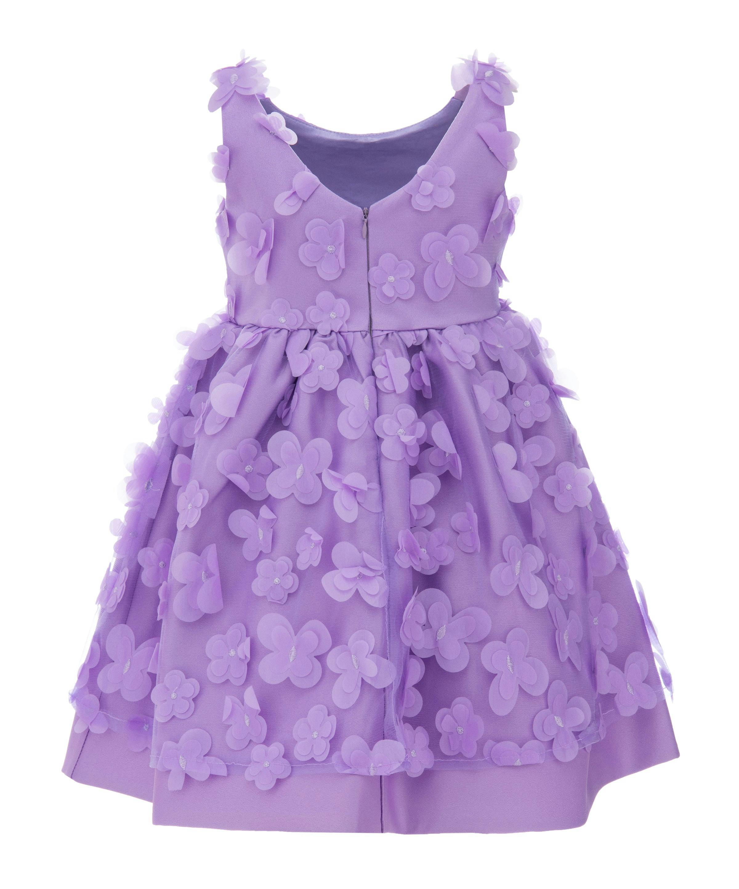 Purple Lago Floral Dress