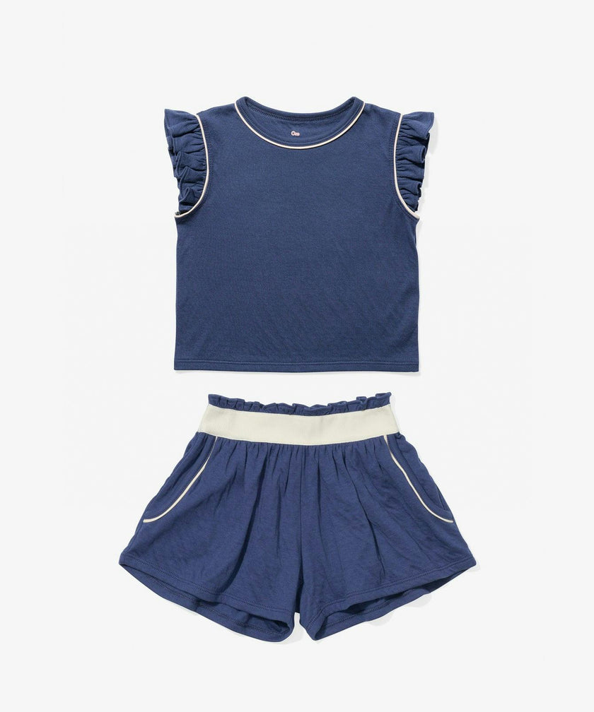 Bea Short Set, Navy