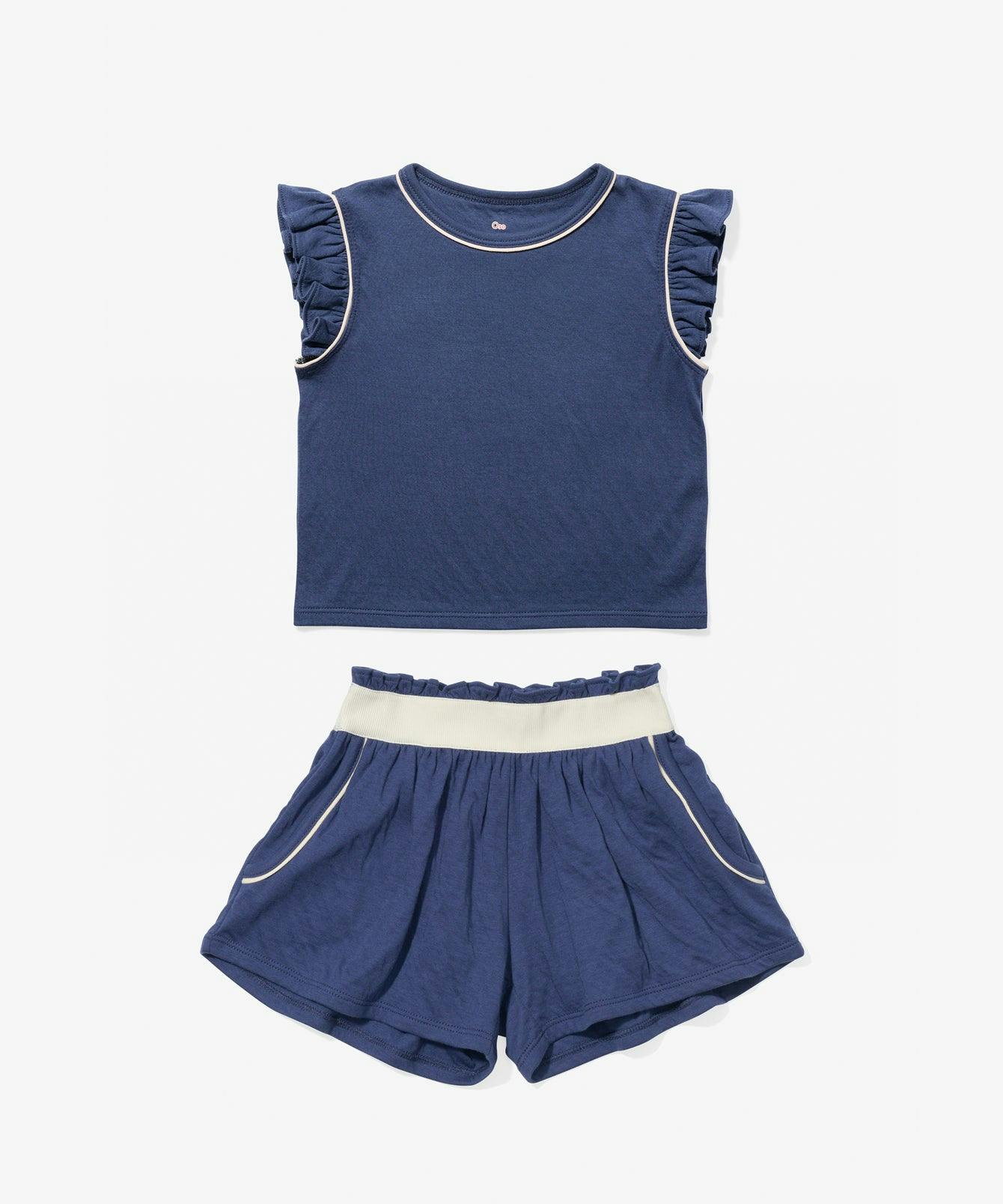 Bea Short Set, Navy