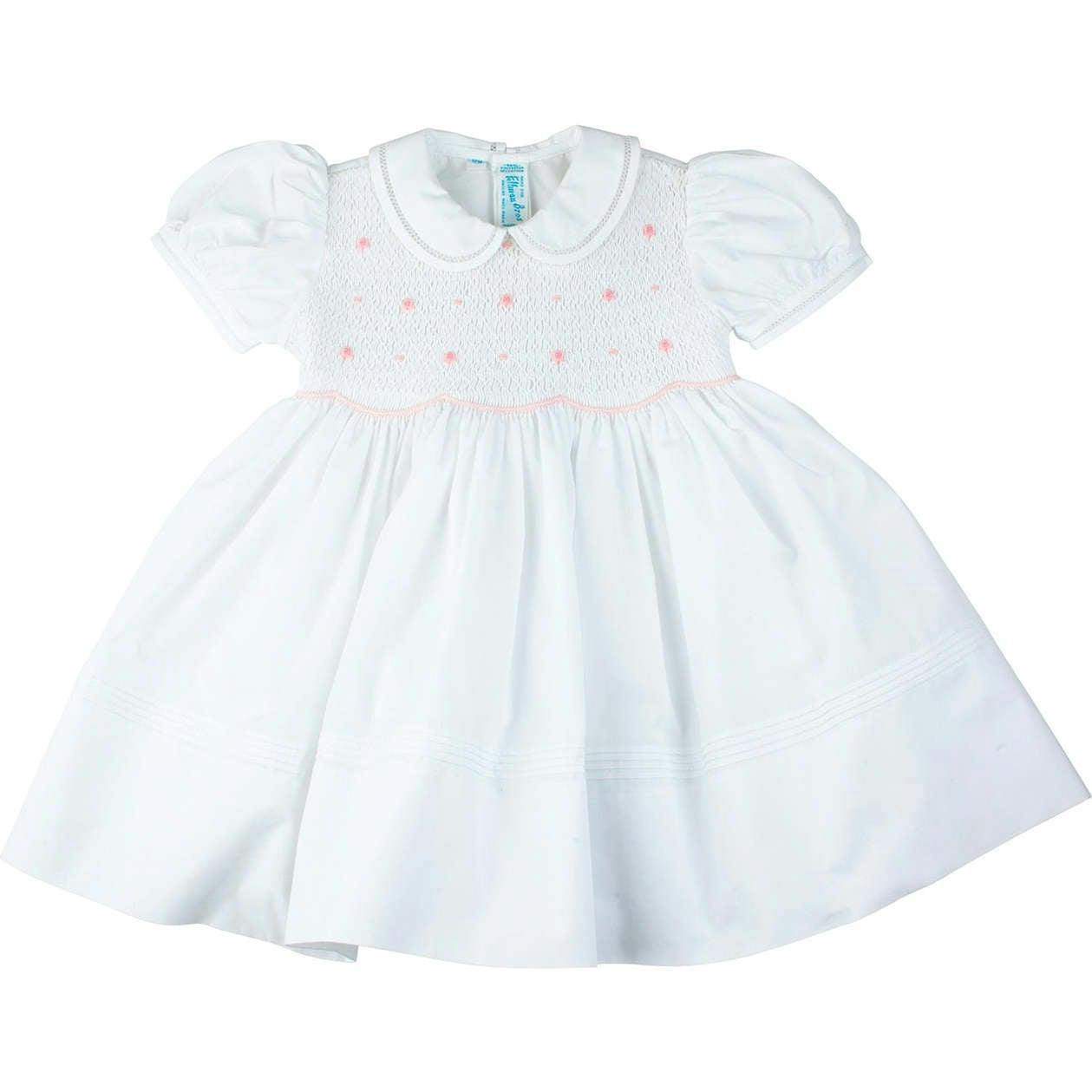 Smocked Rosebud Dress