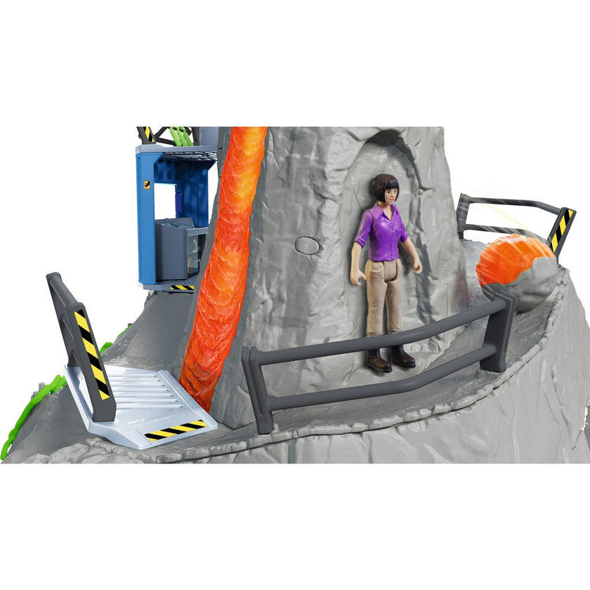 Schleich Dinosaurs: Volcano Expedition Base Camp - 60 pc Playset