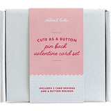 Cute as a Button Valentine's Day Card Set