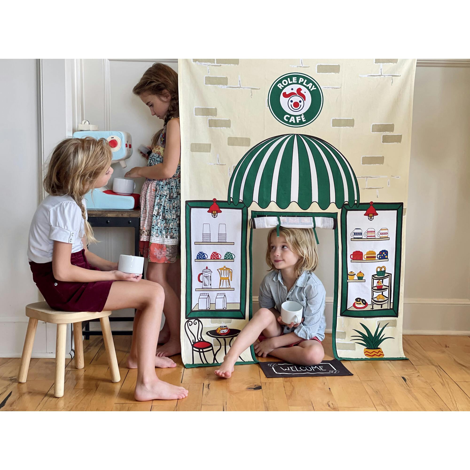 Cafe Doorway Tent with Play Accessories