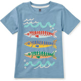 Sardinas Del Sur Graphic Tee, Blue