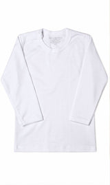 White - Classic Long Sleeve Shirt in Pima Cotton