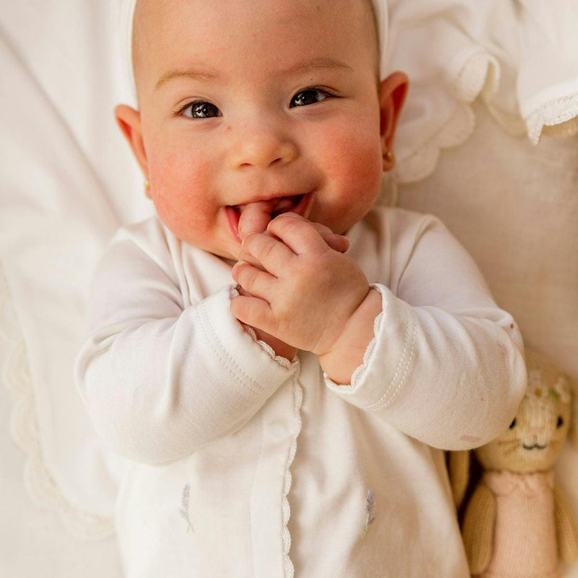 Pima Baby Pajama Lavender