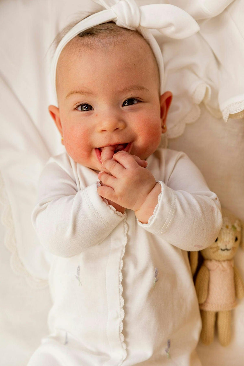 Pima Baby Pajama Lavender
