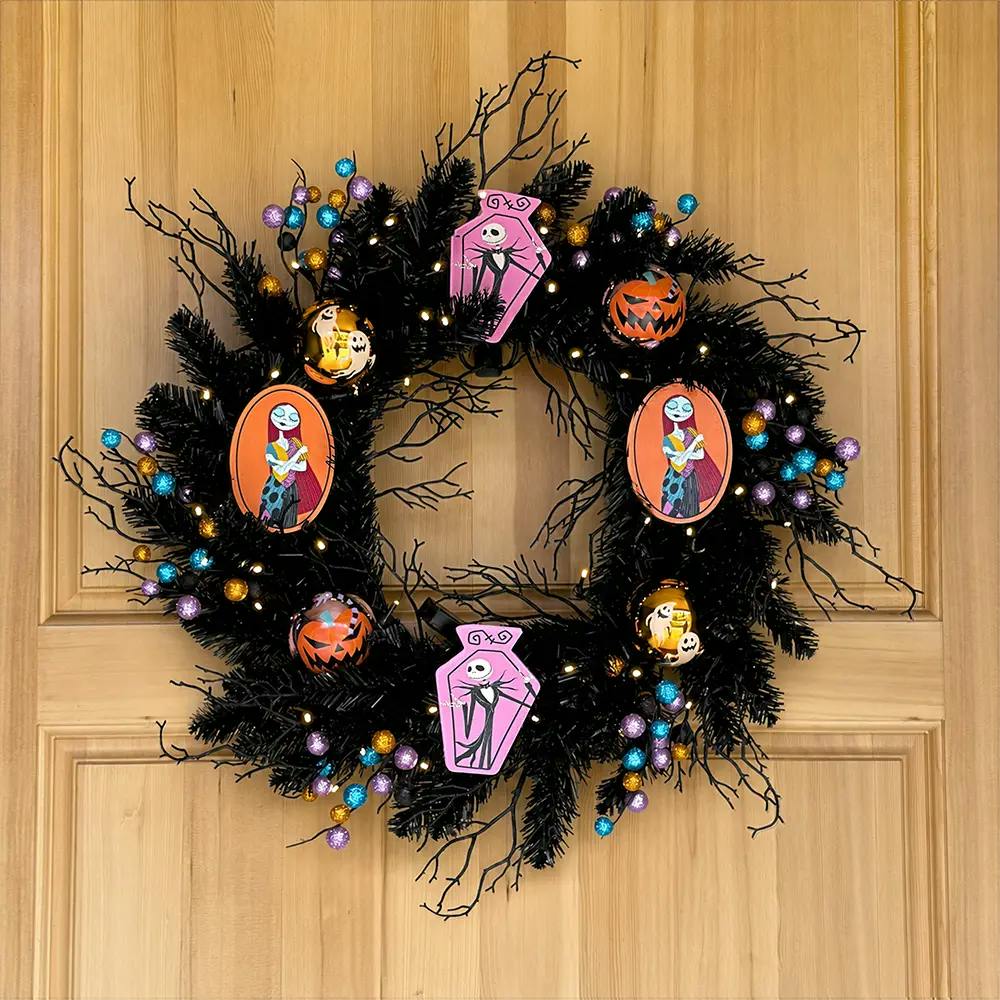Disney® The Nightmare Before Christmas Halloween Wreath Pre-Lit