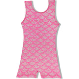 Pink Shimmer Mermaid Playsuit, Pink