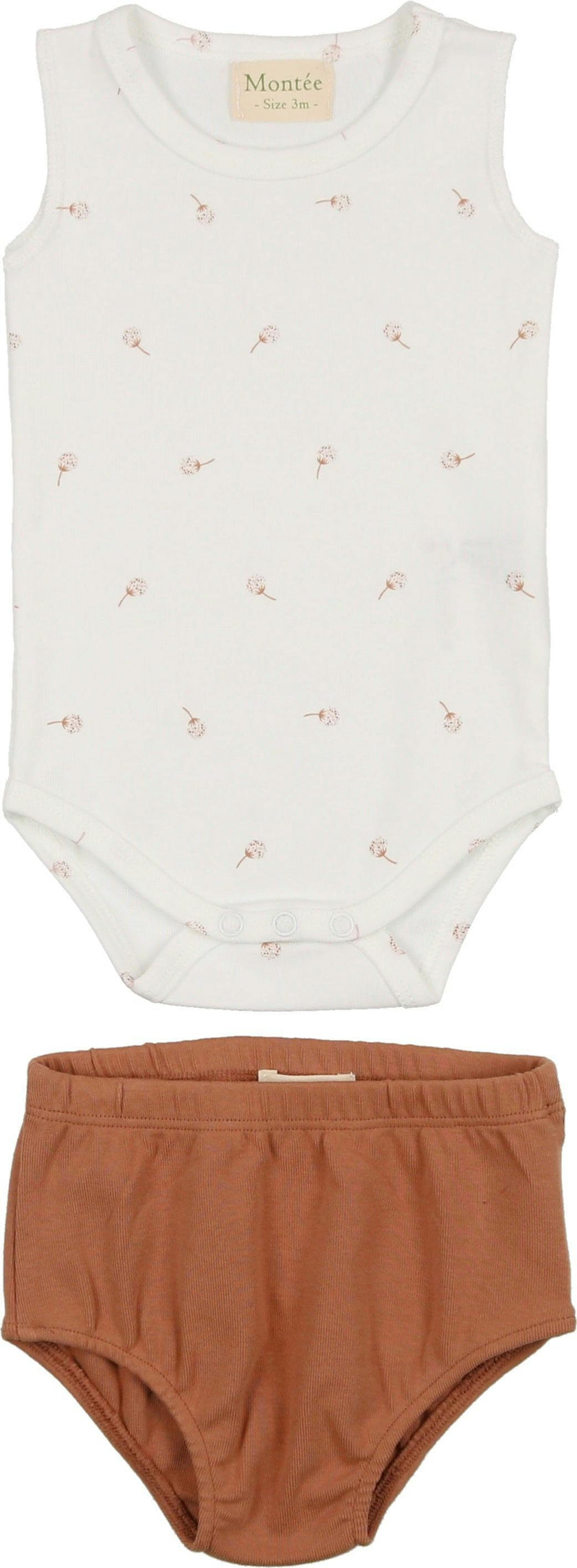 Boys Sleeveless Onesie & Bloomers Set