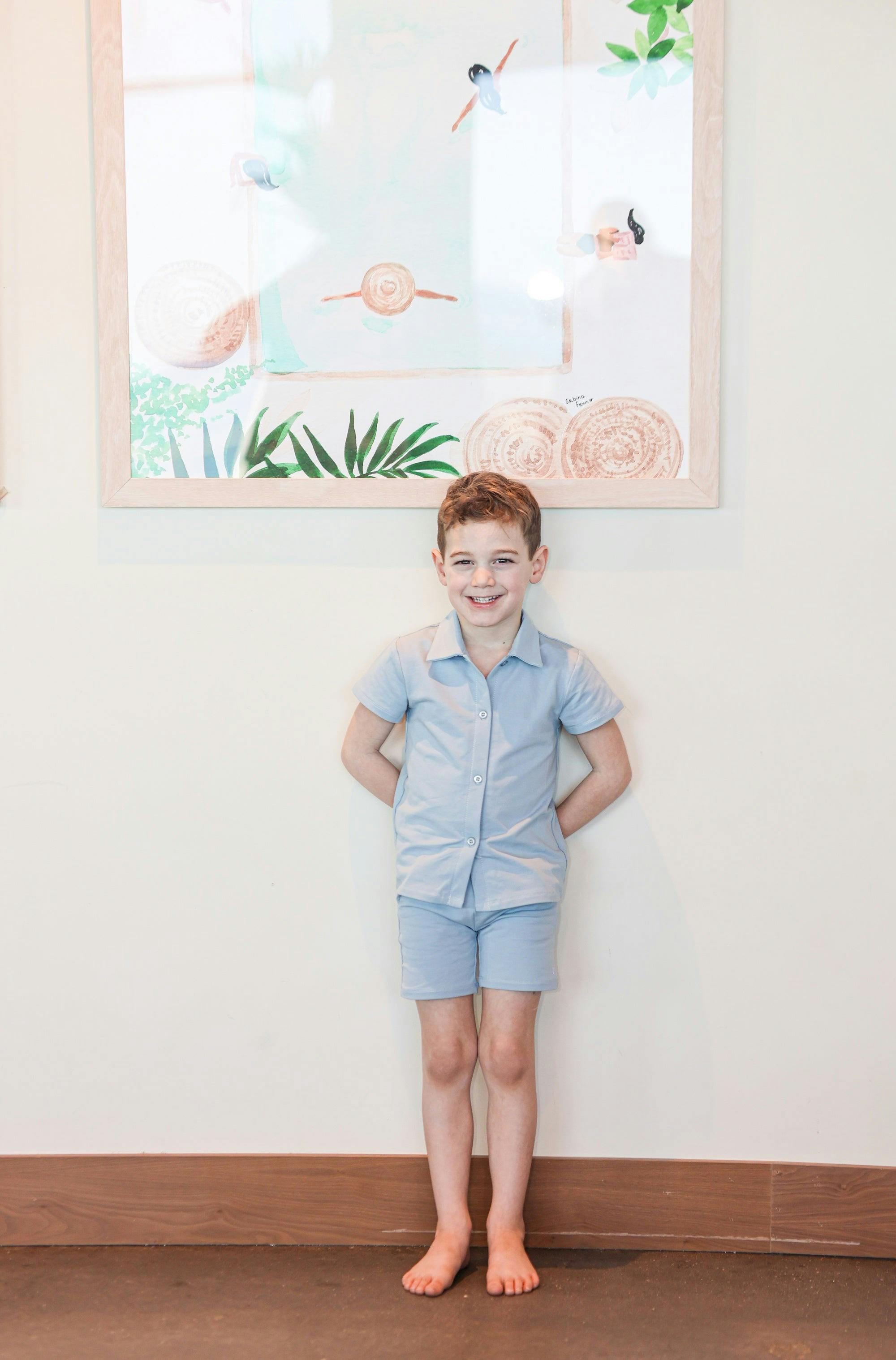 Tiered Flower Boys 2Pc Set