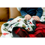 Cotton Muslin Quilted Throw - Holiday Haul