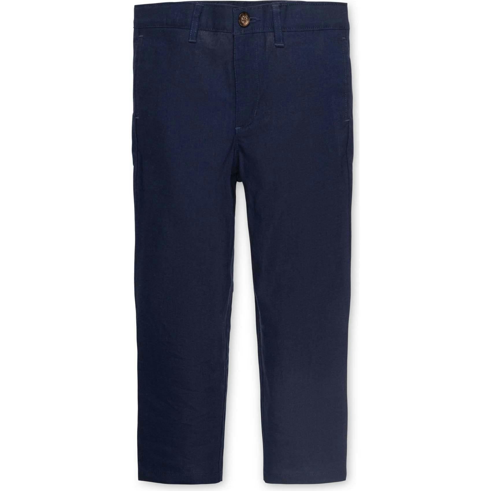Linen Suit Pant, Blue