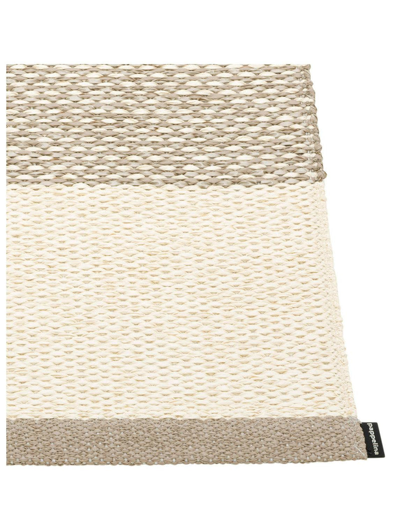 Rug EDIT Mud/Vanilla/Linen met. 4.5 x 6.5 ft