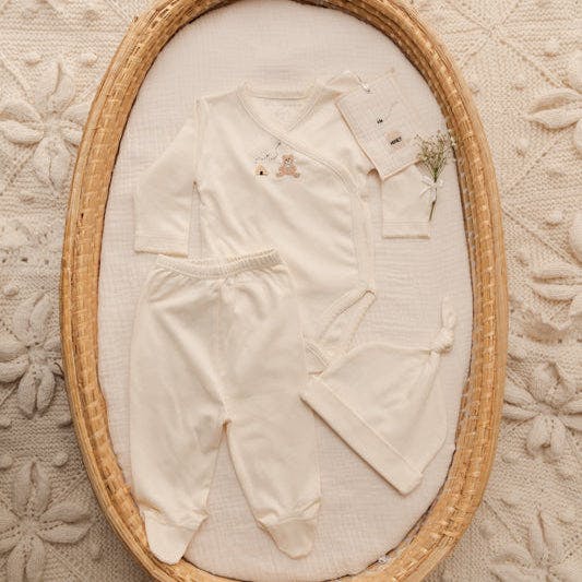 Embroidered Three Piece Set