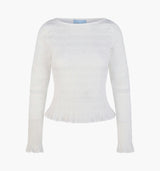 The Lexi Nap Top -  Antique White
