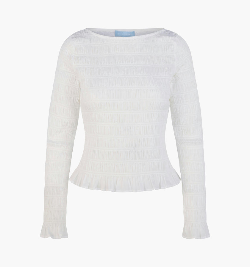 The Lexi Nap Top -  Antique White