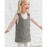 Alma Twill Jumper Dress Cranberry